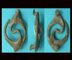 Belt Mount, Romano/Celtic, Peltas, 2nd Cent. AD